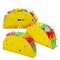 3 Pack Mini Mexico Taco Pinatas for Cinco de Mayo Party, Fiestas Mexican Celebrate Party Decoration, 6 x 2 x 3.5 inches